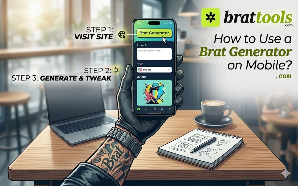 How to Use a Brat Generator on Mobile